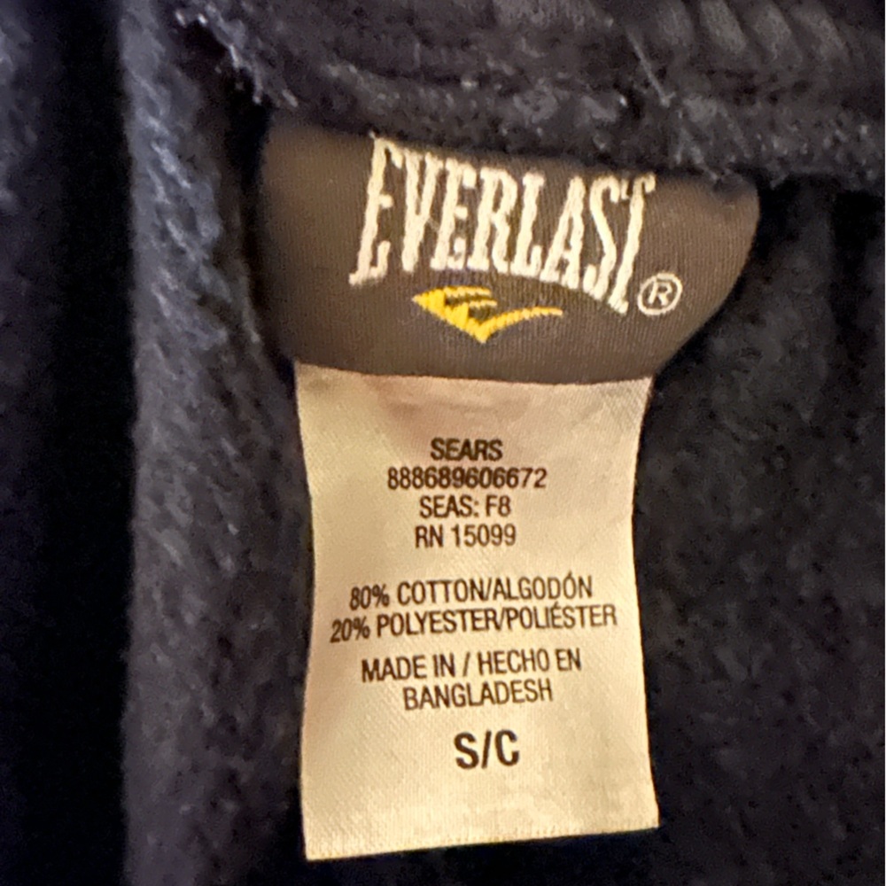 Everlast Navy Sweatpants, Size Small - Picture 4 of 5